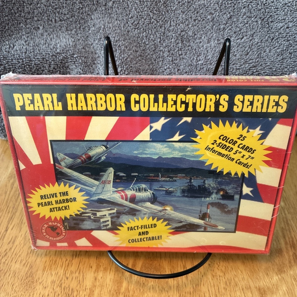 Pearl Harbor Collector's Series 25 2 sided 5x7" Color Cards Photos (NEW/SEALED)